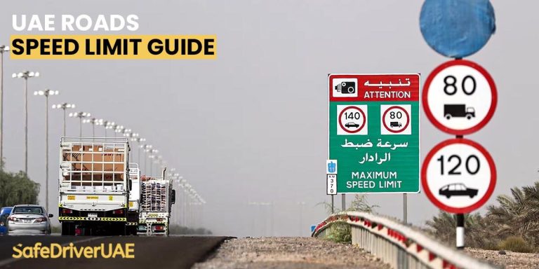 Speed limit guide for UAE