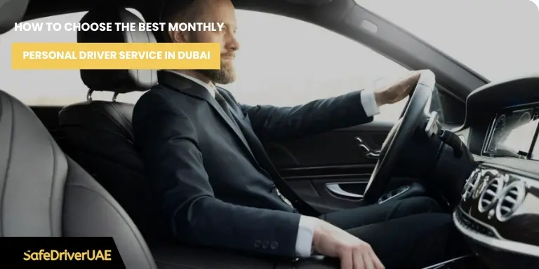 monthly driver service Dubai