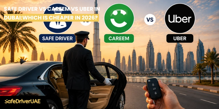 Safe Driver vs Careem vs Uber in Dubai Which Is Cheaper in 2026