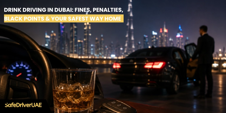 Drink Driving in Dubai Fines, Penalties, Black Points & Your Safest Way Home