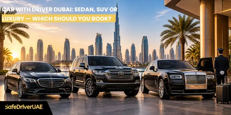 Car With Driver Dubai Sedan, SUV or Luxury — Which Should You Book