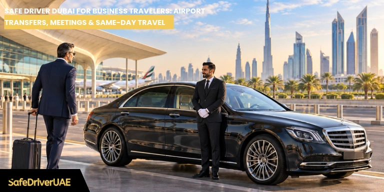 Safe Driver Dubai for Business Travelers_ Airport Transfers, Meetings & Same-Day Travel