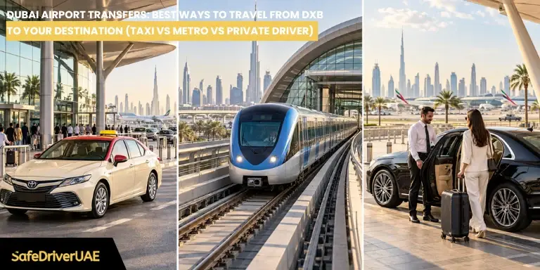 Dubai Airport Transfers Best Ways to Travel from DXB to Your Destination (Taxi vs Metro vs Private Driver)