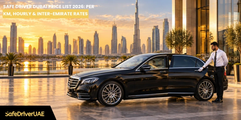 Safe Driver Dubai Price List 2026_ Per KM, Hourly & Inter-Emirate Rates